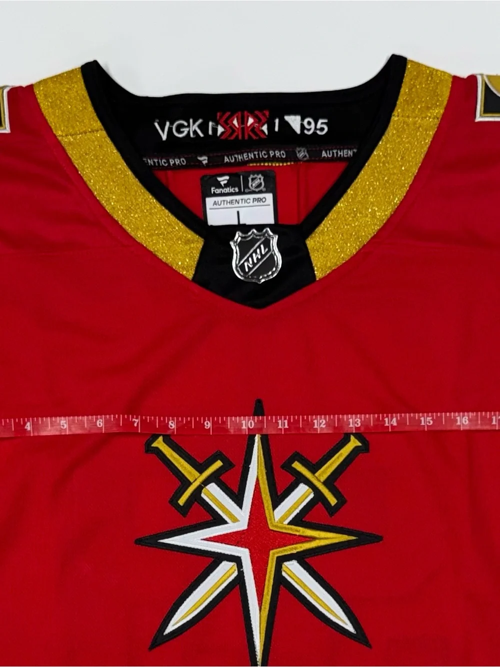 Mitch Marner Vegas Golden Knights Women’s Red Reverse Retro Jersey Size Large